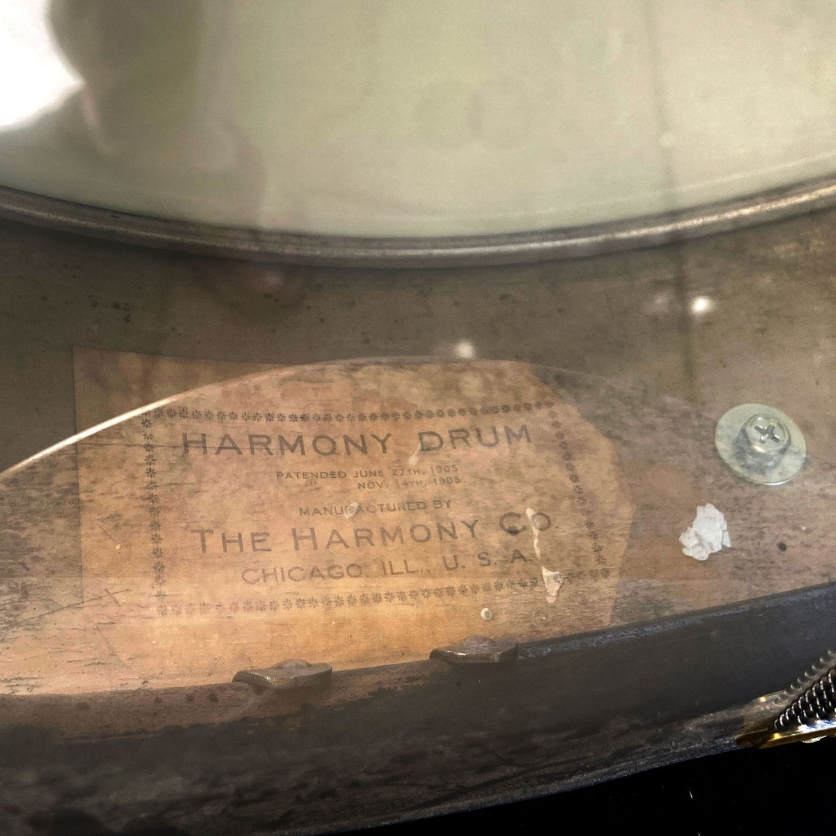 Harmony Drum Co. 16" x 5" Nickel Over Brass Snare