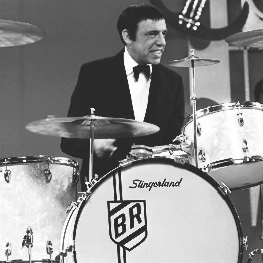 Buddy Rich Replica Bass Drum Shield Logos