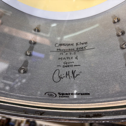 Workbench Series 15" x 7" Maple/Gum Hybrid Snare