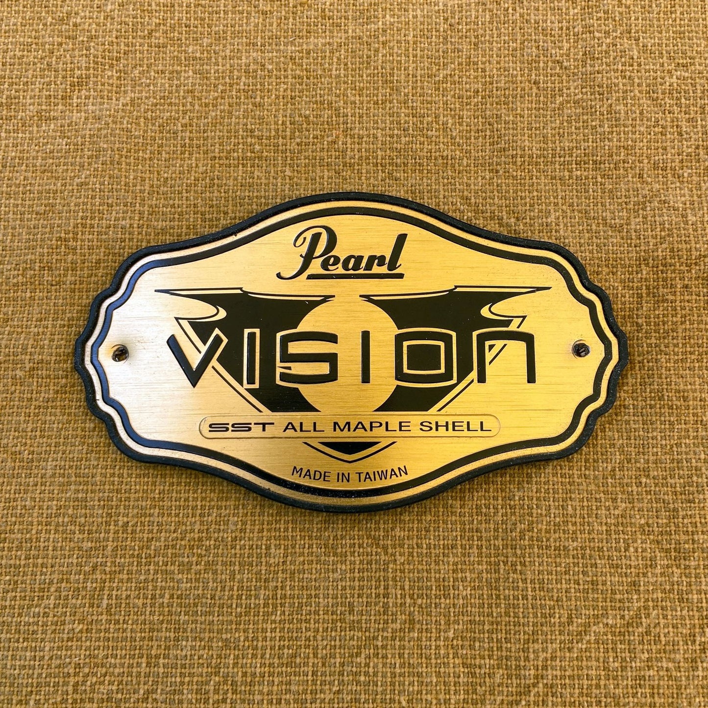Pearl Vision Series Drum Badges - USED