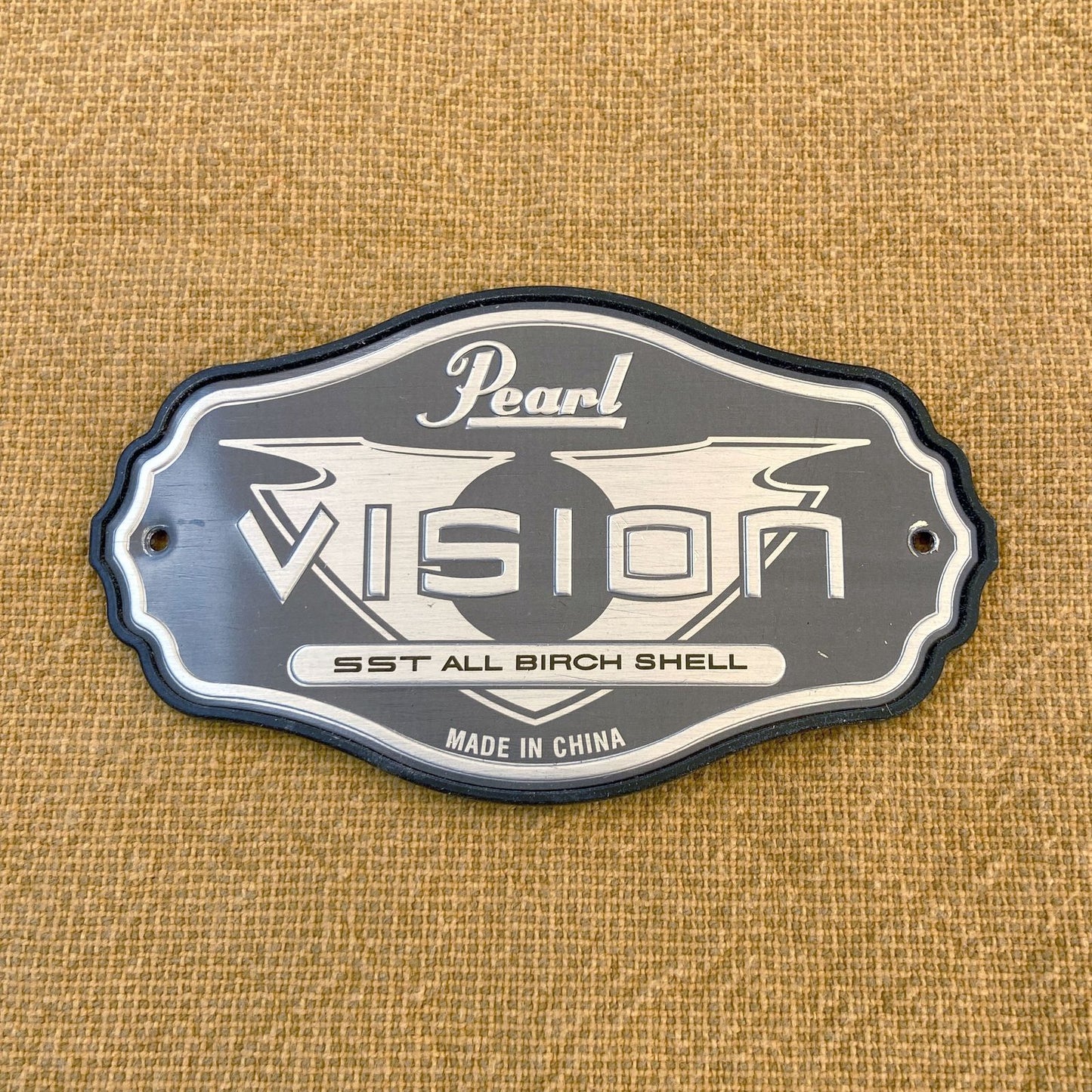 Pearl Vision Series Drum Badges - USED