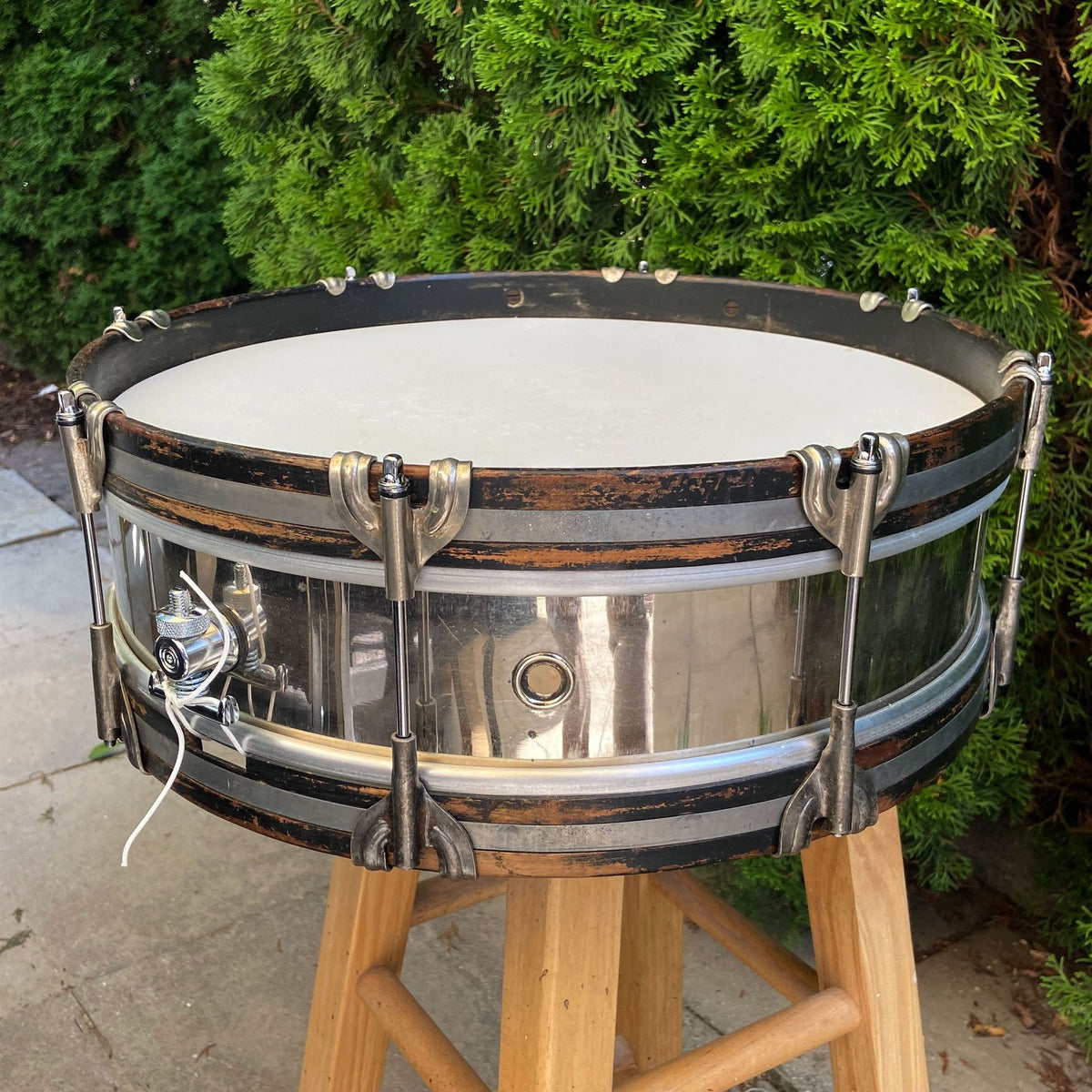 Harmony Drum Co. 16" x 5" Nickel Over Brass Snare