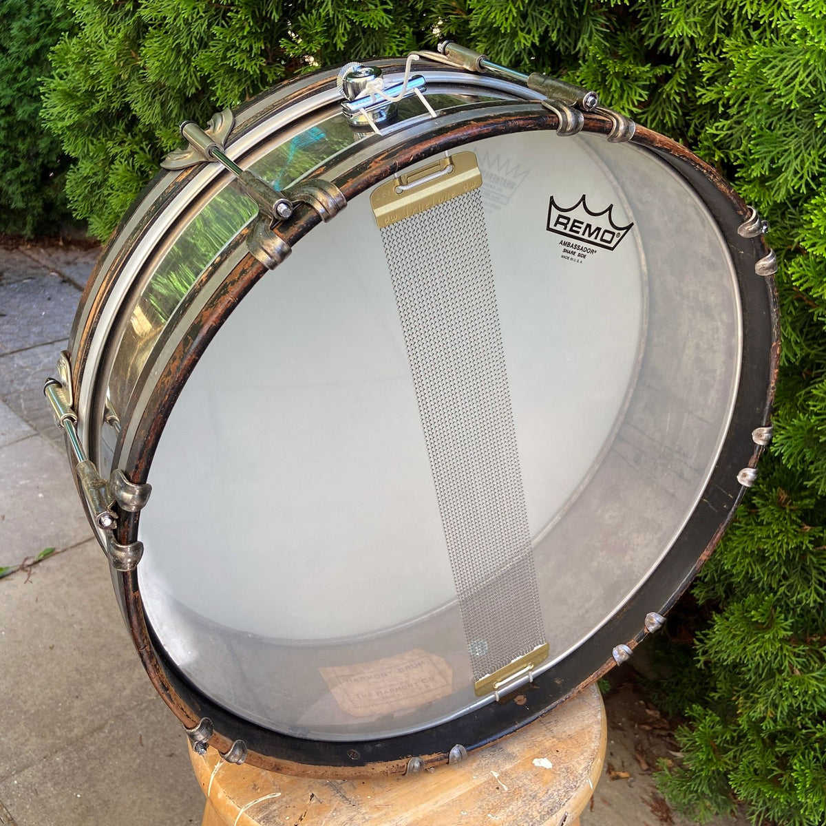 Harmony Drum Co. 16" x 5" Nickel Over Brass Snare