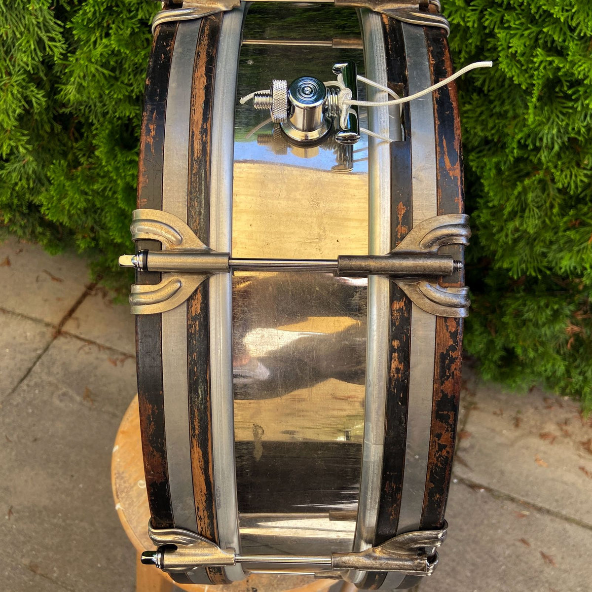 Harmony Drum Co. 16" x 5" Nickel Over Brass Snare